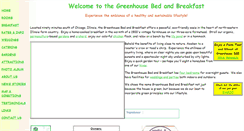 Desktop Screenshot of greenhousebed.com