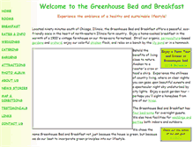 Tablet Screenshot of greenhousebed.com